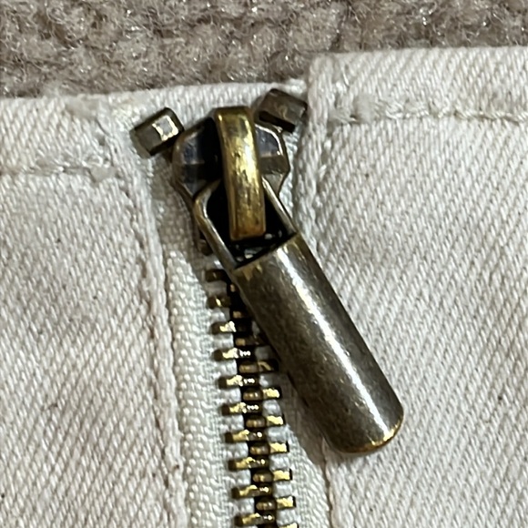 ⬇️PRICE DROP New Draper James Cream Denim Short Sleeve Circle Mini Dress, size 6 - Picture 12 of 13